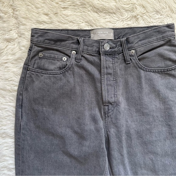 Everlane Jeans The 90's Cheeky Organic Cotton Non-Stretch Denim Gray Crop 28 - Picture 5 of 12